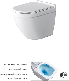 Grossman Унитаз подвесной GR-4483SQ – фотография-8